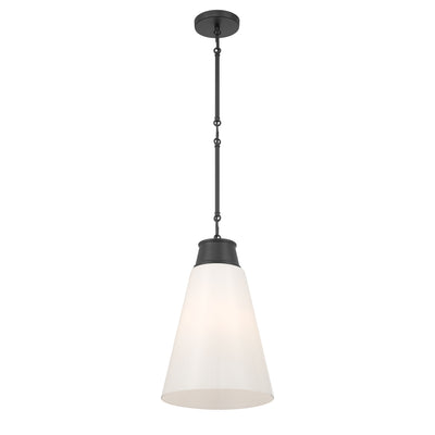 17.5'' Bellaryn Matte Black 1 Light Pendant