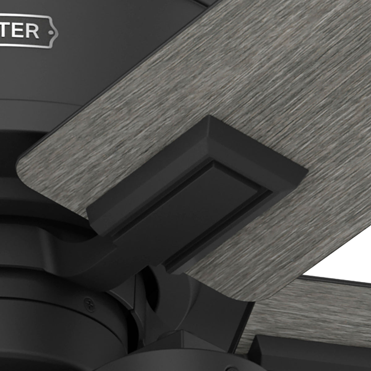 52 inch Astwood II  Matte Black Ceiling Fan with LED Light Kit and Handheld Remote