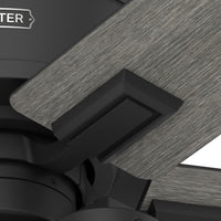 52 inch Astwood II  Matte Black Ceiling Fan with LED Light Kit and Handheld Remote