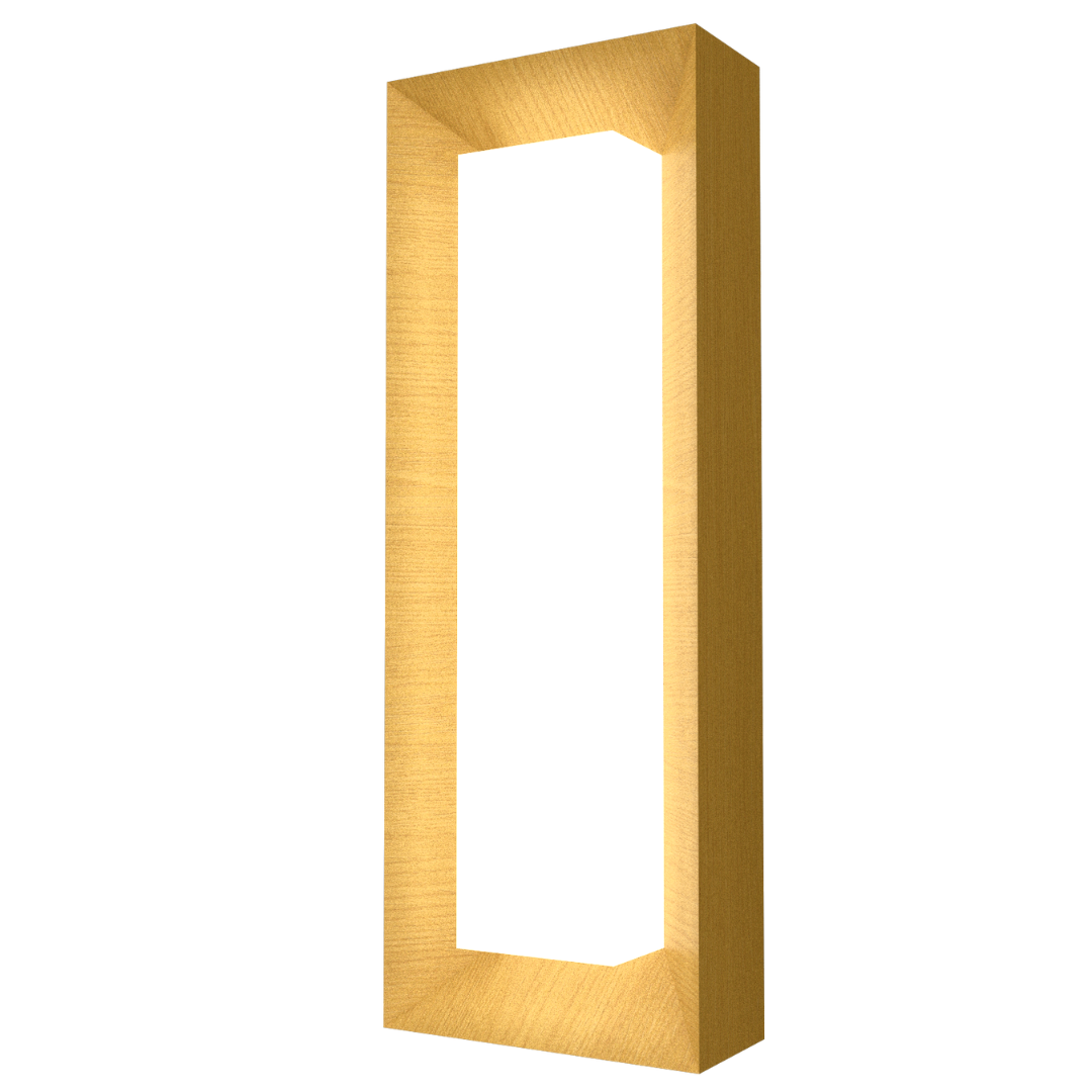 21.65'' Contemporary Squares Accord Wall Lamp Light