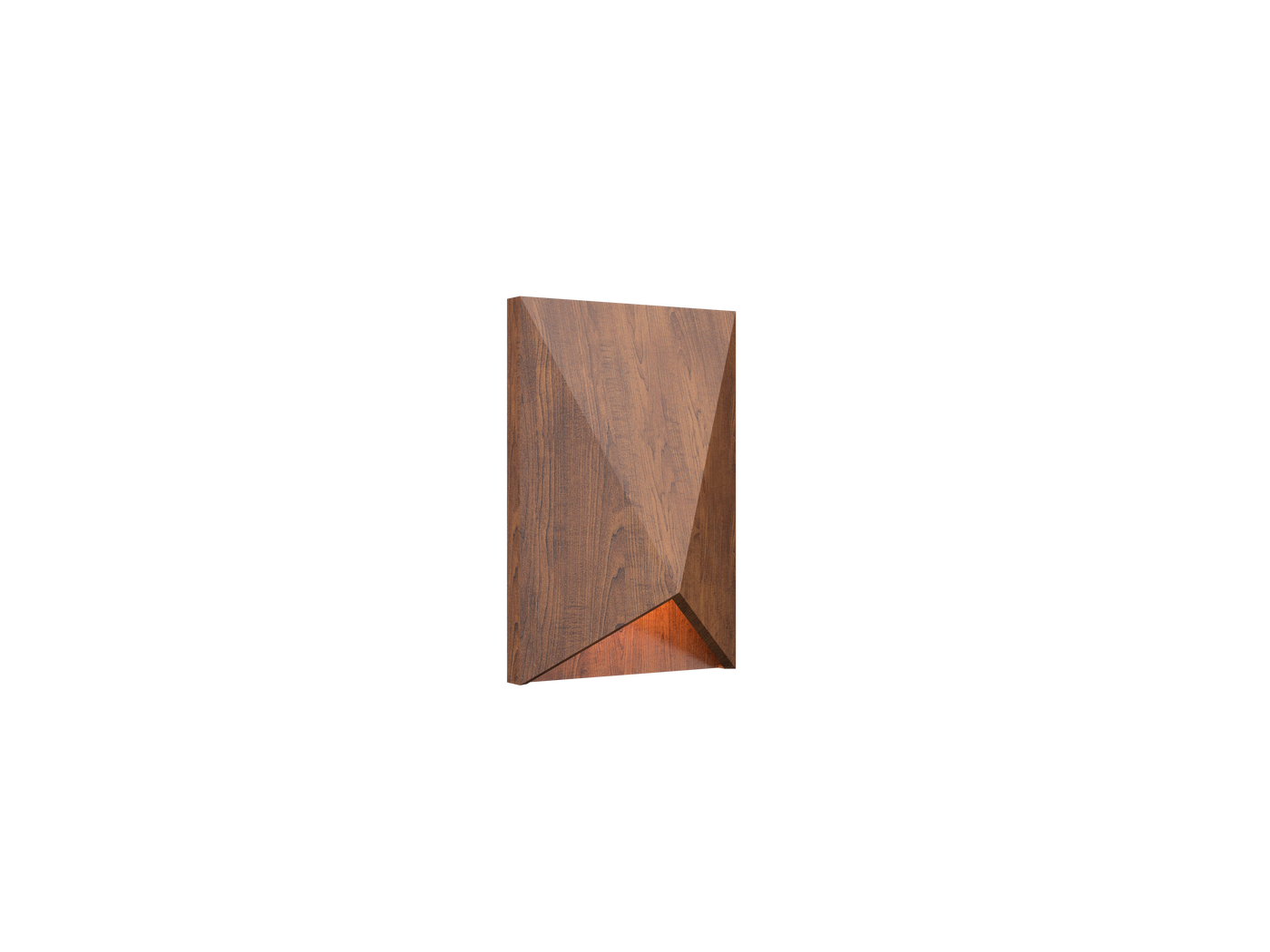 9.84'' Contemporary Facet Accord Wall Lamp Light