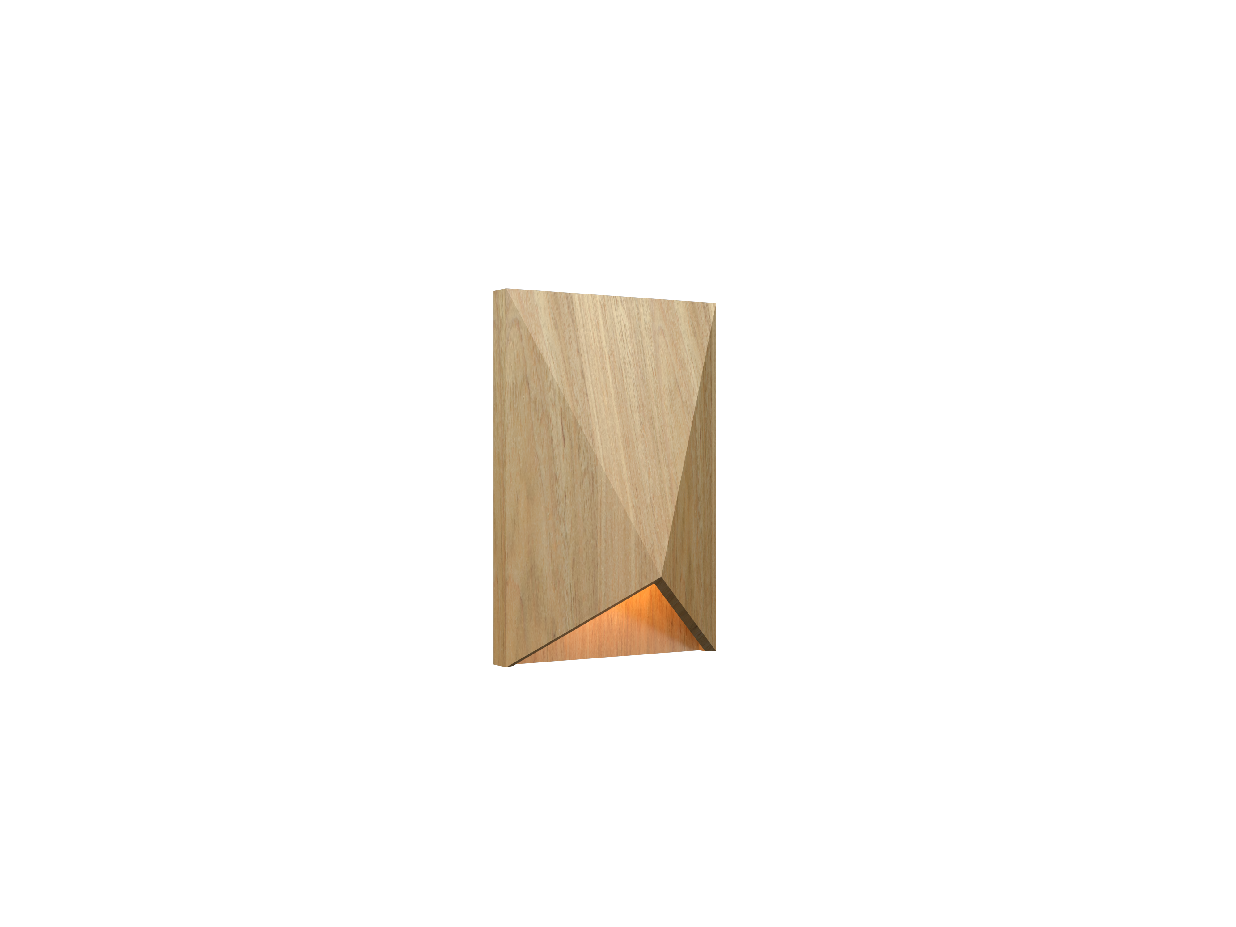 9.84'' Contemporary Facet Accord Wall Lamp Light