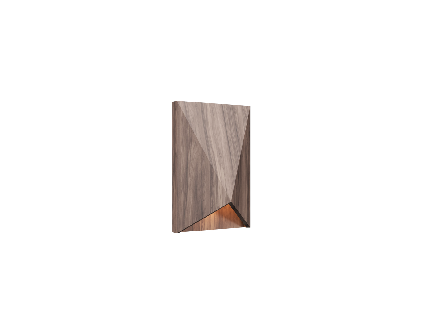 9.84'' Contemporary Facet Accord Wall Lamp Light