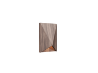 9.84'' Contemporary Facet Accord Wall Lamp Light