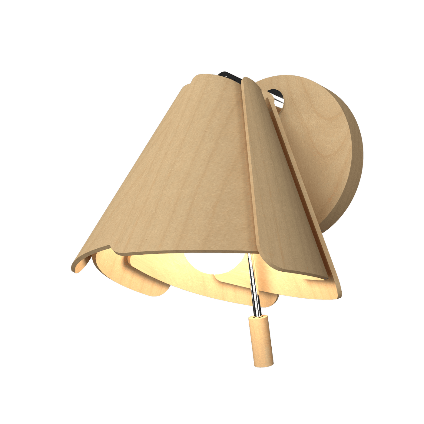 8.86'' Fuchsia Accord Wall Lamp Light