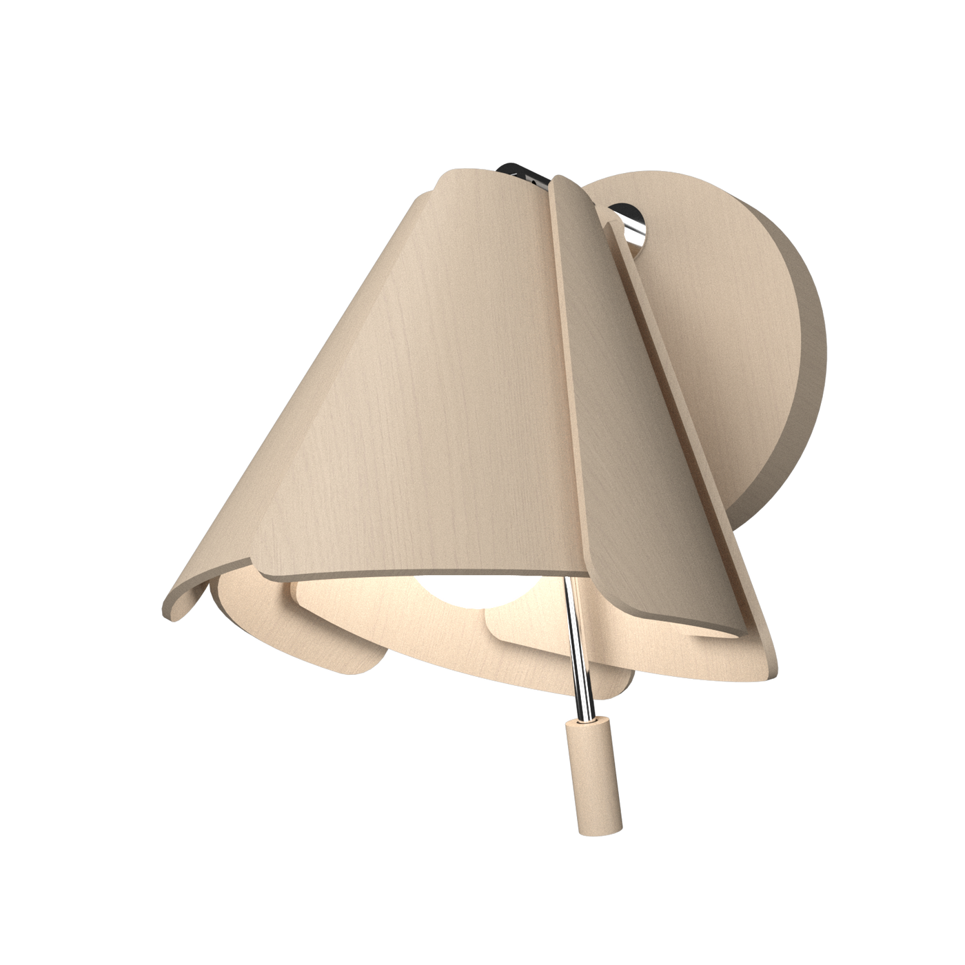 8.86'' Fuchsia Accord Wall Lamp Light
