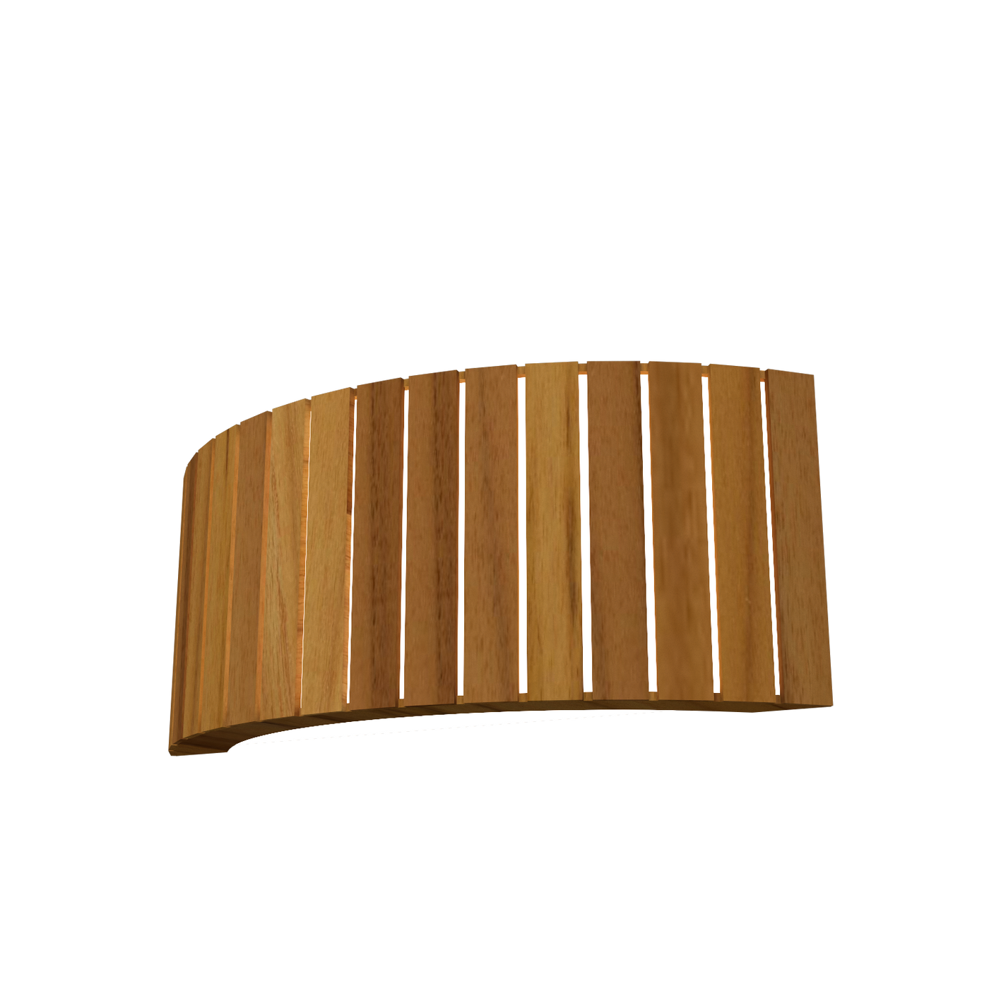 6.3'' Contemporary Slatted Accord Wall Lamp Light
