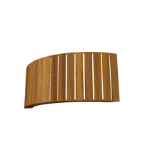 6.3'' Contemporary Slatted Accord Wall Lamp Light