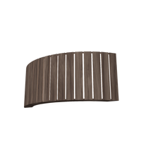 6.3'' Contemporary Slatted Accord Wall Lamp Light