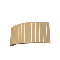 6.3'' Contemporary Slatted Accord Wall Lamp Light