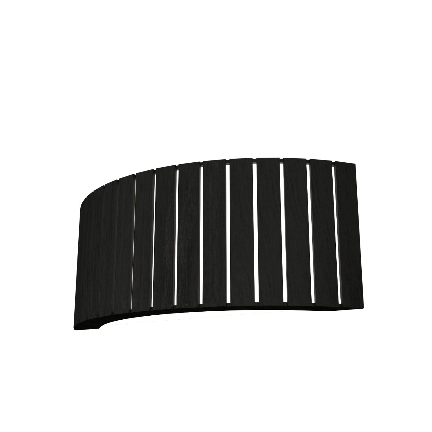 6.3'' Contemporary Slatted Accord Wall Lamp Light