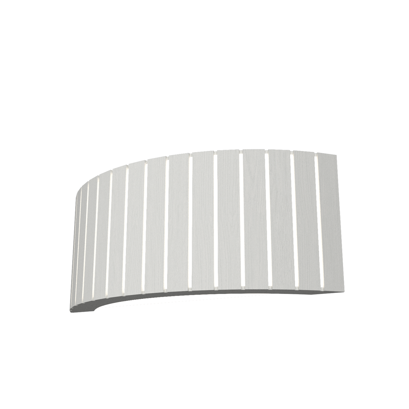 6.3'' Contemporary Slatted Accord Wall Lamp Light