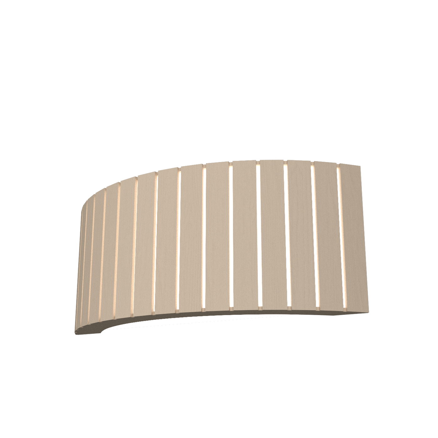 6.3'' Contemporary Slatted Accord Wall Lamp Light