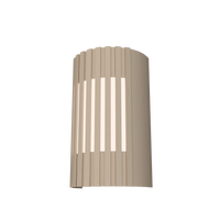 11.81'' Contemporary Slatted Accord Wall Lamp Light
