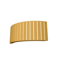 6.3'' Contemporary Slatted Accord Wall Lamp Light