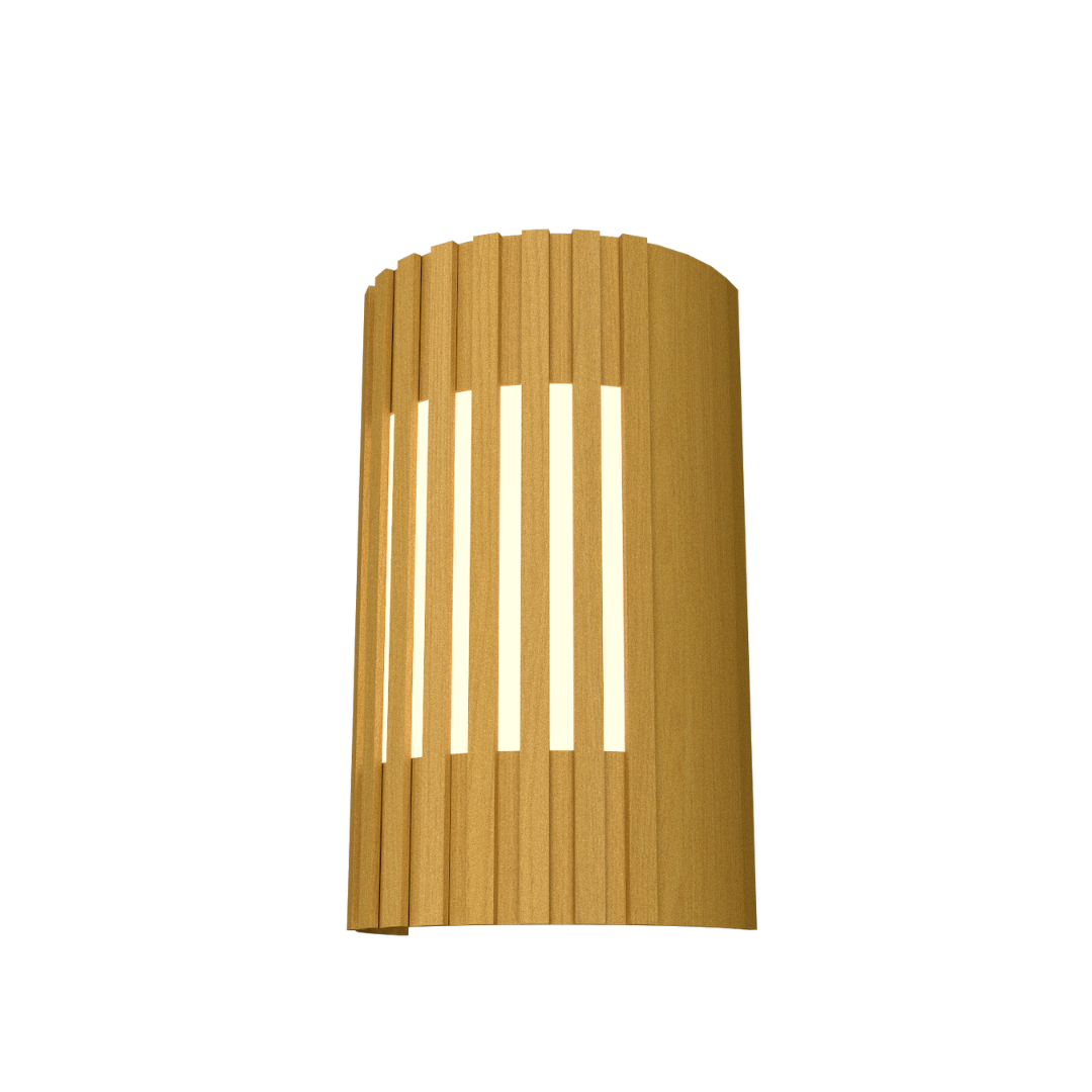 11.81'' Contemporary Slatted Accord Wall Lamp Light