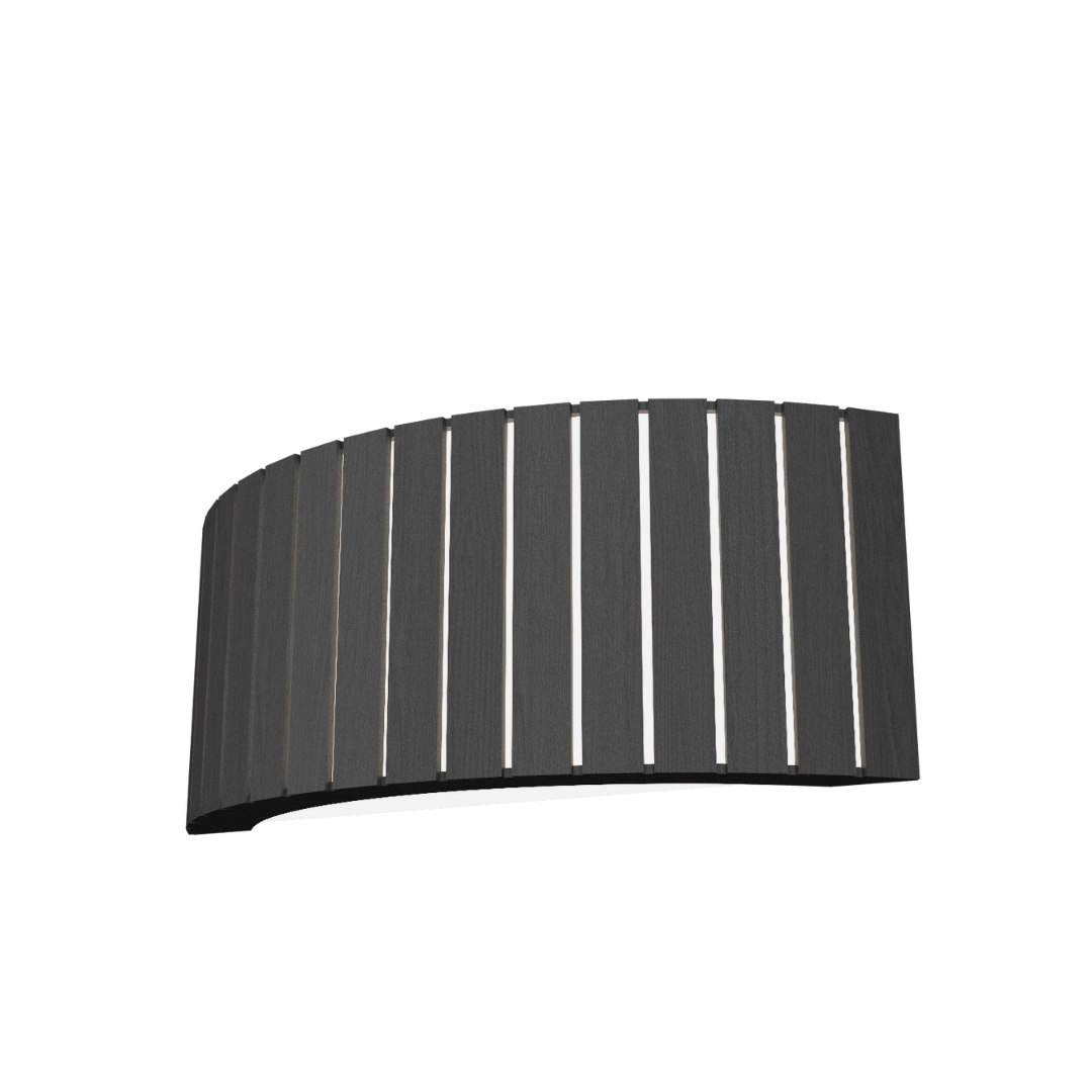 6.3'' Contemporary Slatted Accord Wall Lamp Light