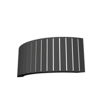 6.3'' Contemporary Slatted Accord Wall Lamp Light