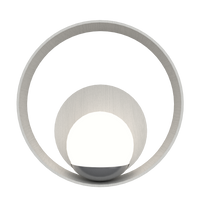 13.78'' Contemporary Sfera Accord Wall Lamp Light
