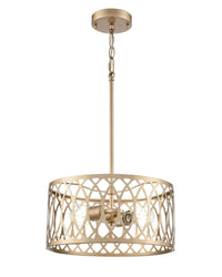 6.5'' Arelyn Painted Modern Gold 2 Light Pendant