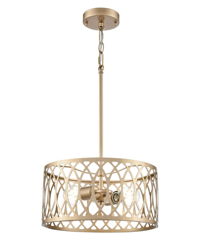 6.5'' Arelyn Painted Modern Gold 2 Light Pendant