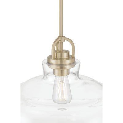 10'' Clarien Modern Gold 1 Light Pendant