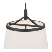 13.75'' Montrine Matte Black 3 Light Pendant