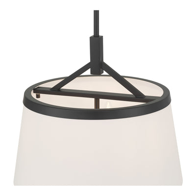 13.75'' Montrine Matte Black 3 Light Pendant