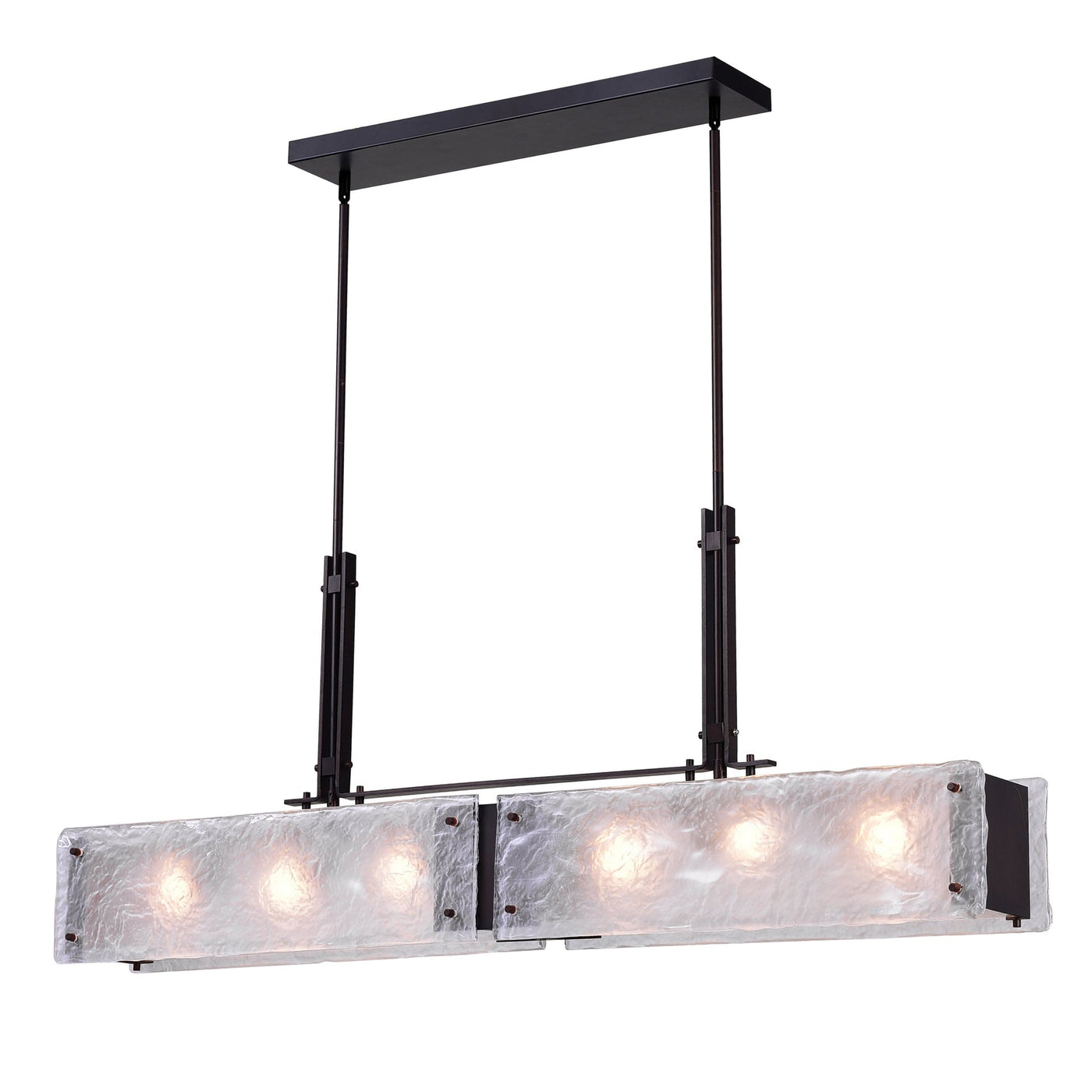 Assunta 6 Light Black Chandelier