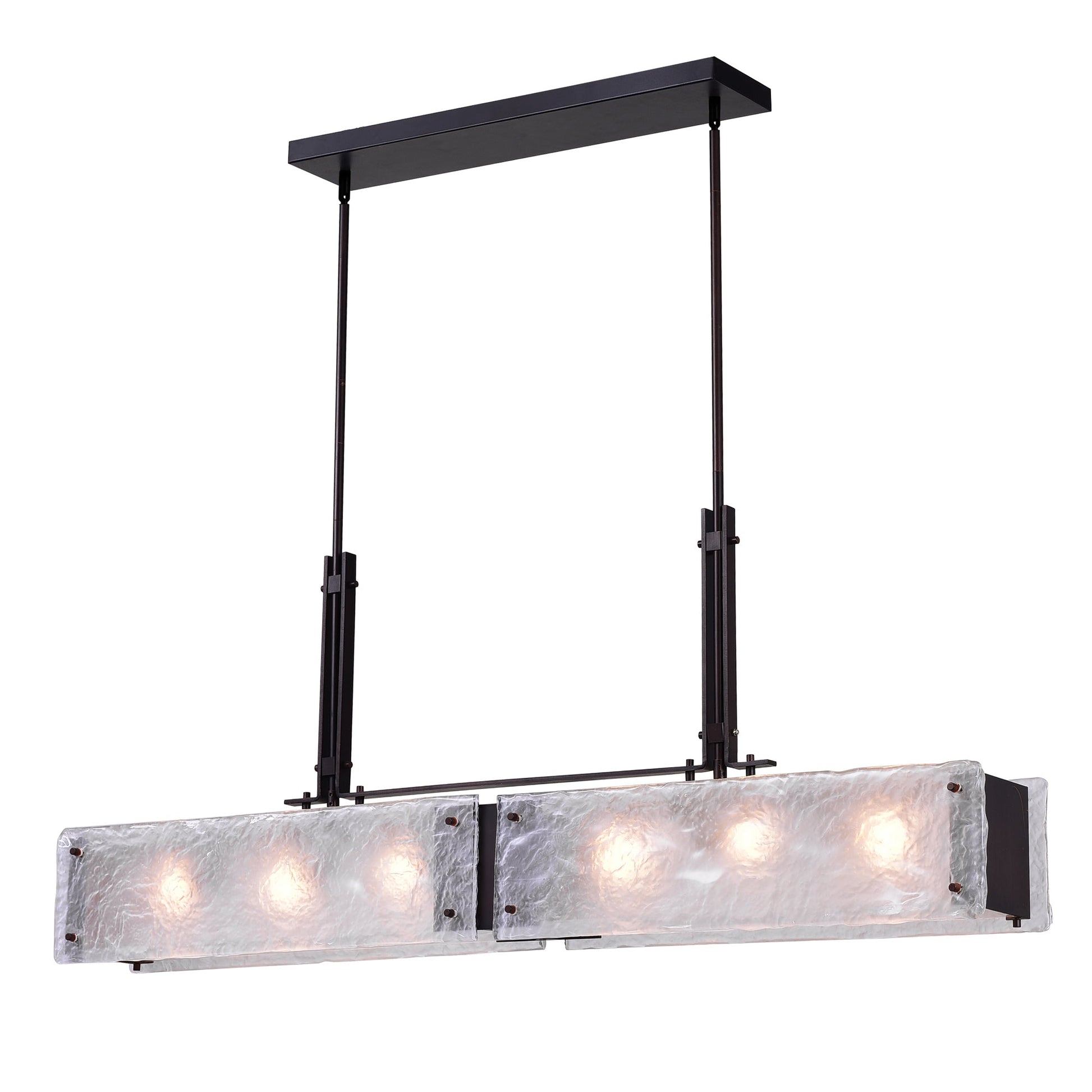 Assunta 6 Light Black Chandelier