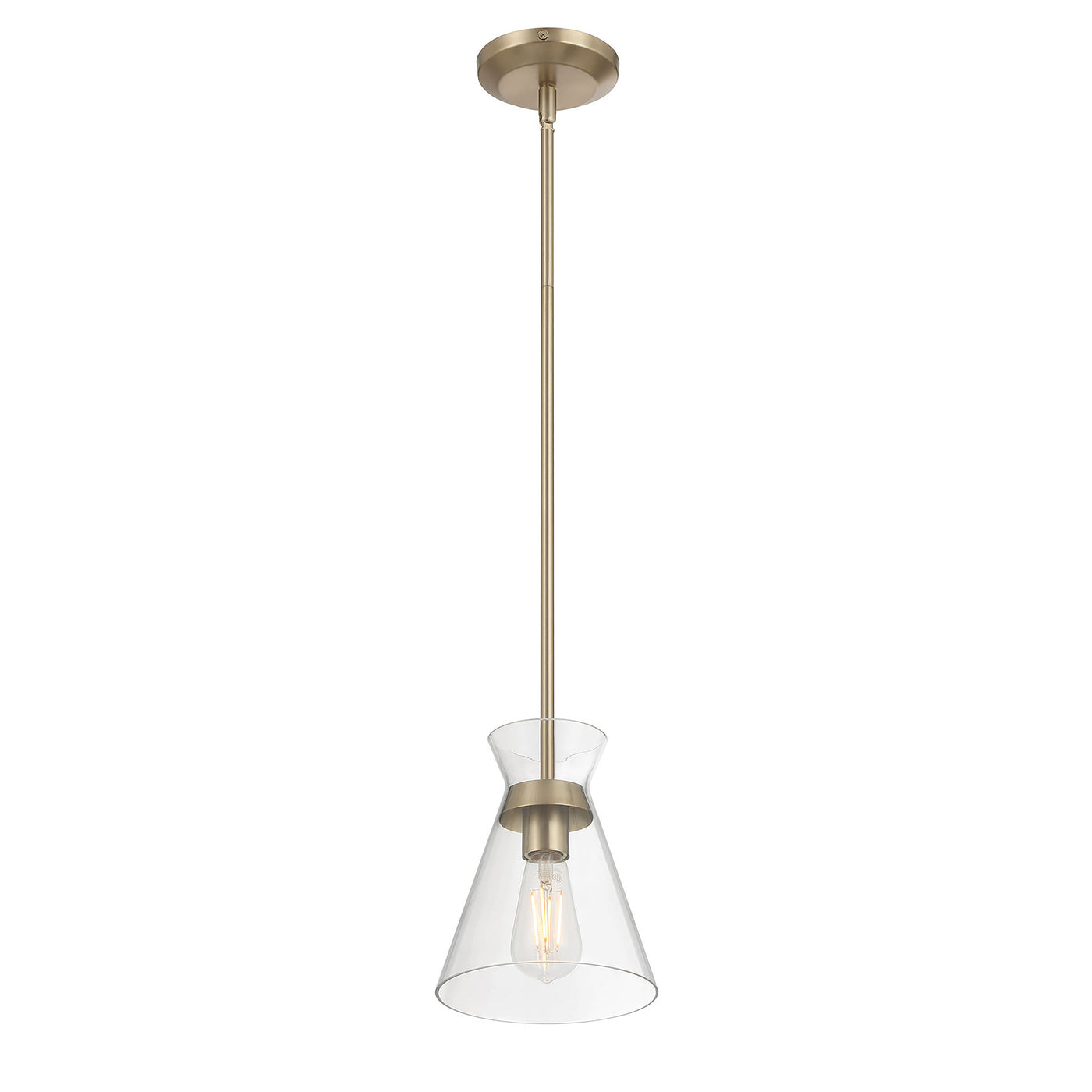 8.5'' Amarella Modern Gold 1 Light Mini Pendant