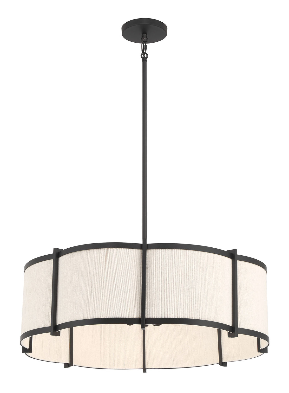 9'' Marlbeck Matte Black 4 Light Pendant