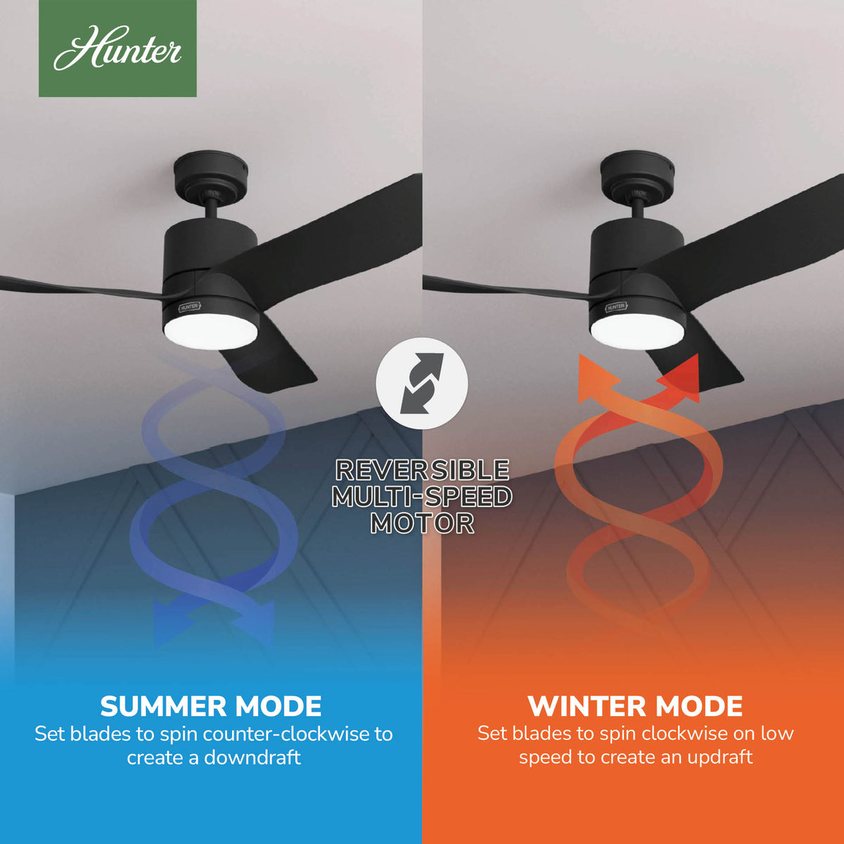 52 inch Bolsa Matte Black Ceiling Fan with LED Light Kit and Handheld Remote