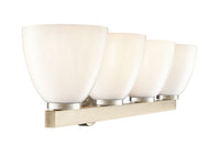 33'' Apria Modern Gold 4 Light Bath Vanity