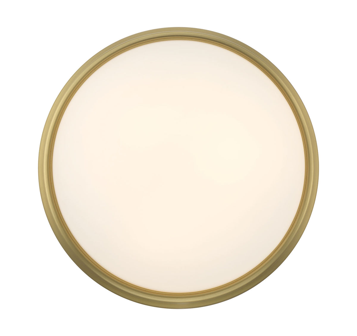 5'' Baumann Vintage Brass 3 Light Flush Mount