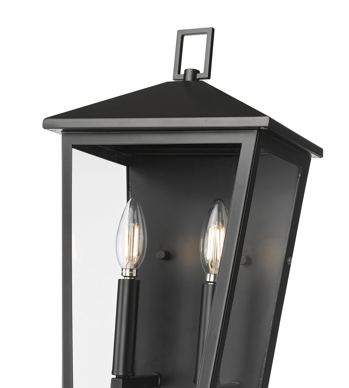 9.25'' Munger Powder Coated Black 2 Light Wall Sconce