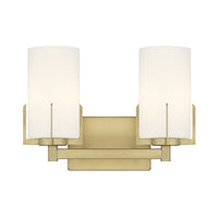 13.25'' Froselle Vintage Brass 2 Light Bath Vanity