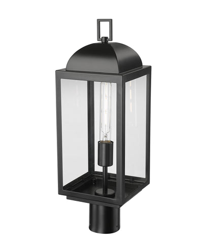 21.25'' Beaufort Powder Coated Black 1 Light Post Lantern