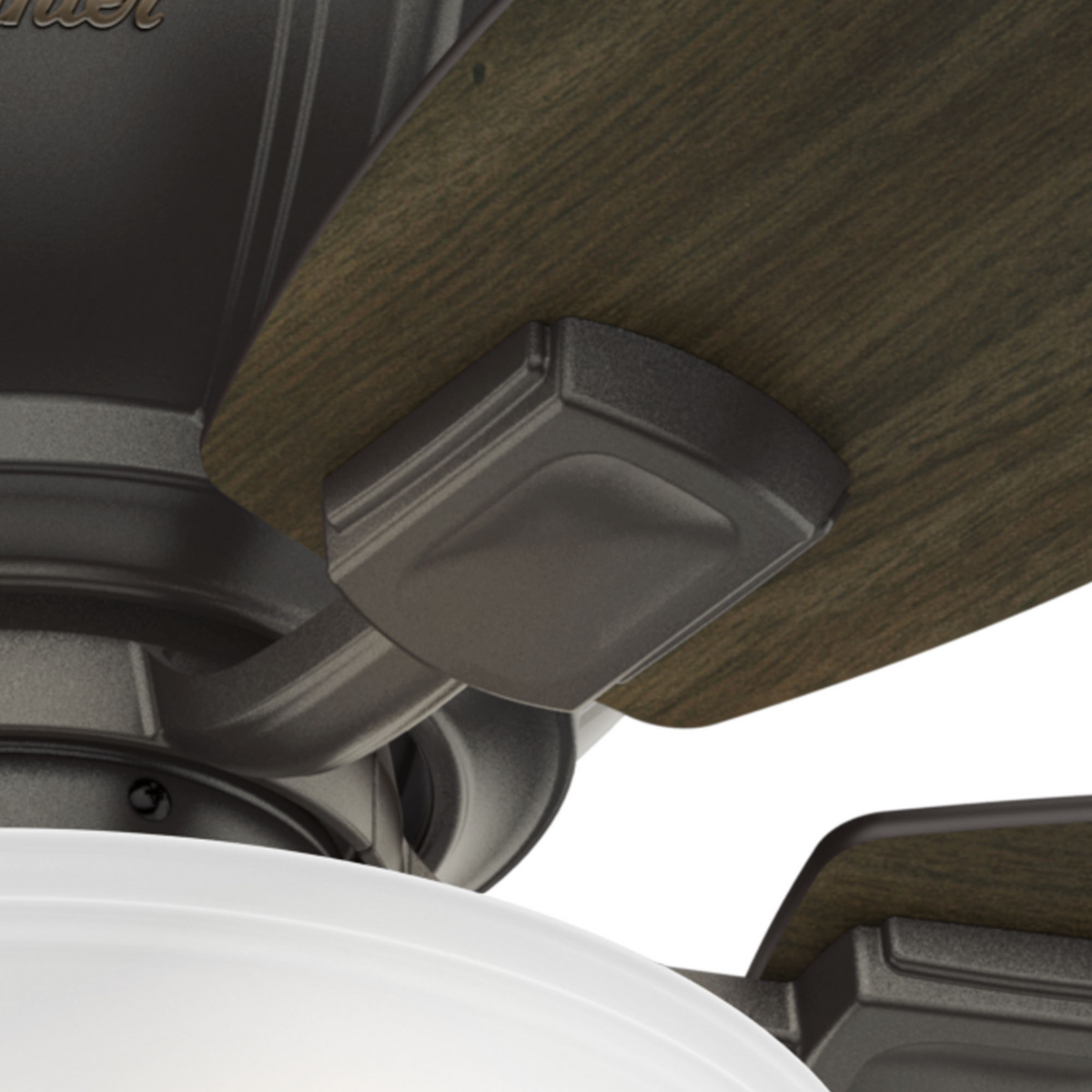 52 inch Kenbridge Noble Bronze Low Profile Ceiling Fan with LED Light Kit and Pull Chain