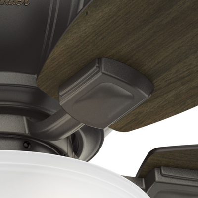 52 inch Kenbridge Noble Bronze Low Profile Ceiling Fan with LED Light Kit and Pull Chain