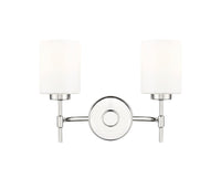 15.5'' Keylee Polished Nickel 2 Light Bath Vanity