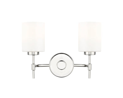 15.5'' Keylee Polished Nickel 2 Light Bath Vanity