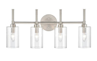 25.5'' Chastine Brushed Nickel 4 Light Bath Vanity