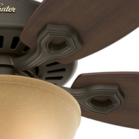 52 inch Builder New Bronze Ceiling Fan with LED Light Kit