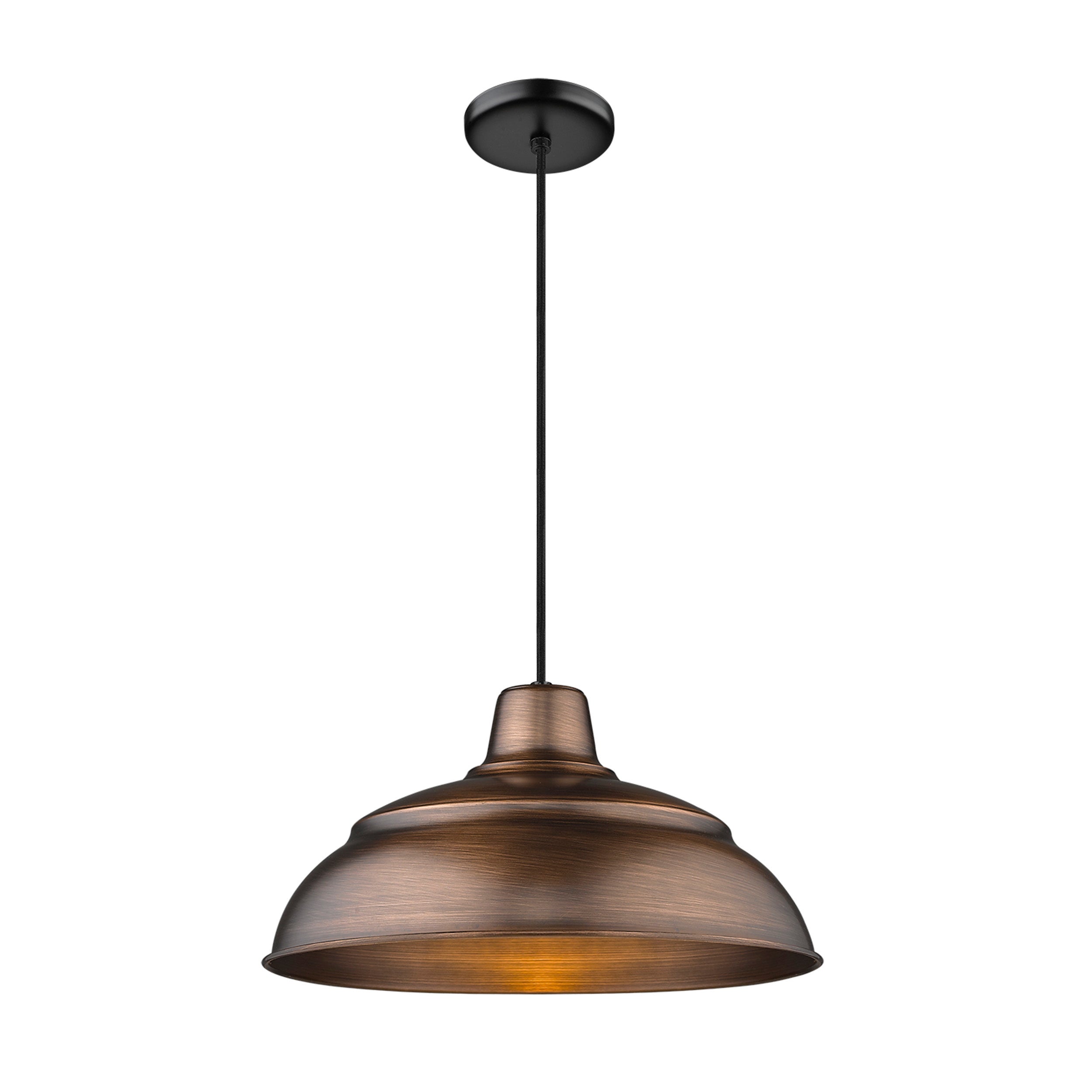 9.25'' R Series Natural Copper 1 Light Pendant