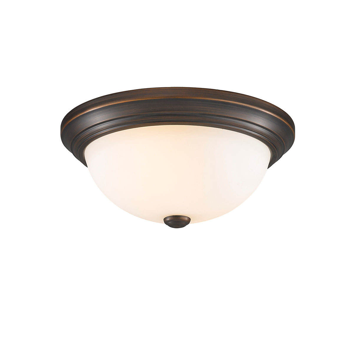 5.75'' Kipson Rubbed Bronze 2 Light Flush Mount