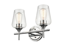 13.75'' Ashford Chrome 2 Light Bath Vanity