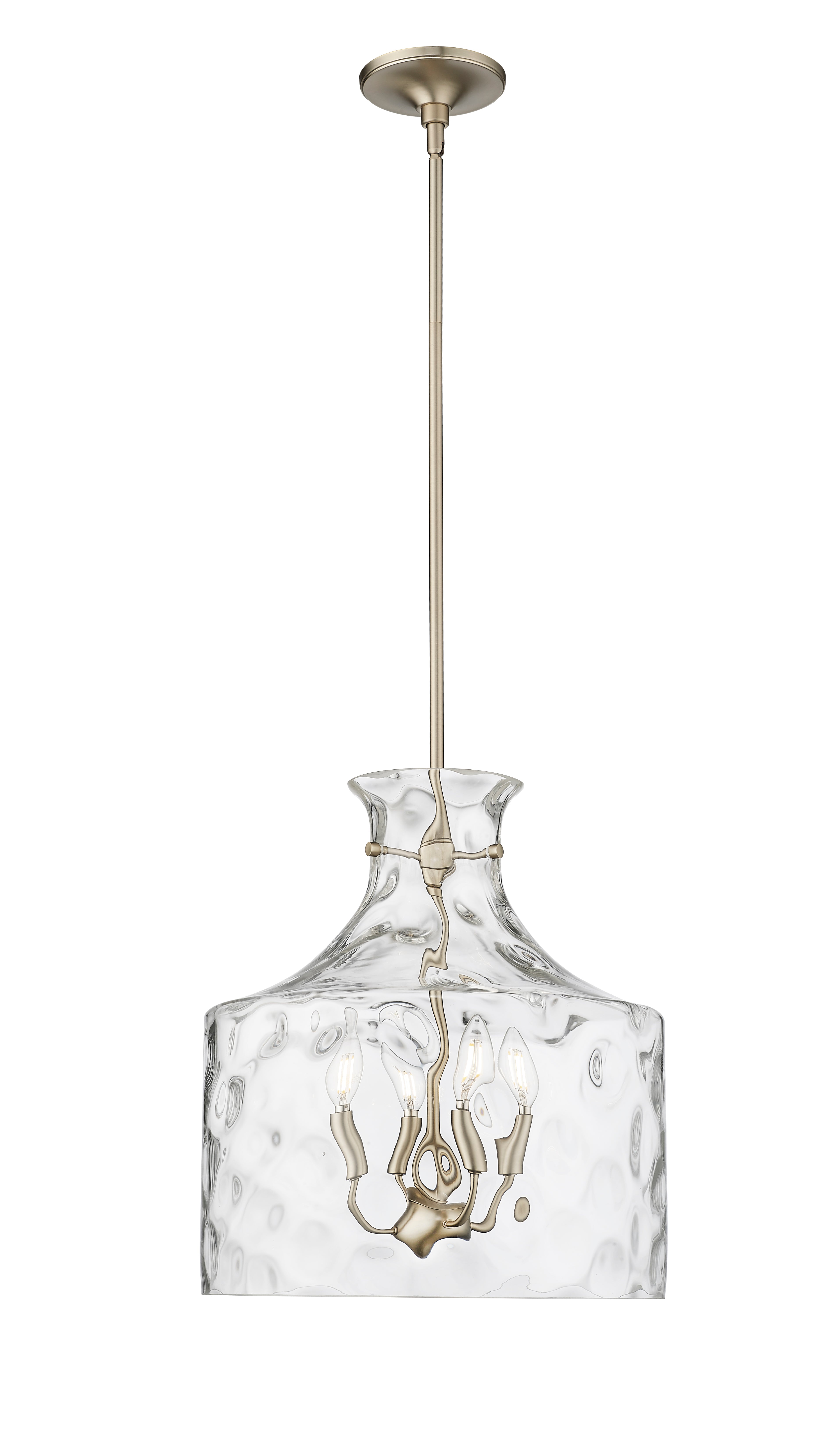 16.5'' Santorini Modern Gold 4 Light Pendant