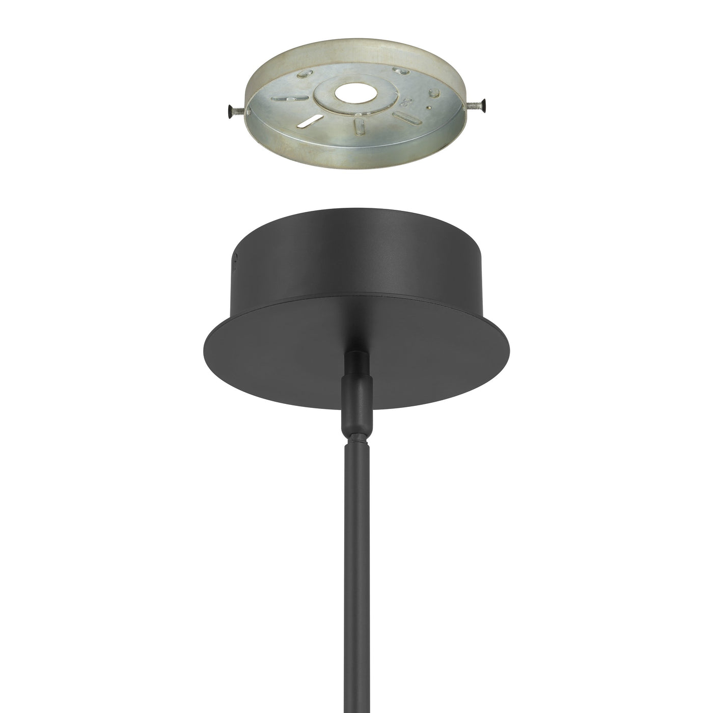 Ristretto 30-inch 12-light Matte Black LED Chandelier with Clear Ribbed and White Acrylic Shades