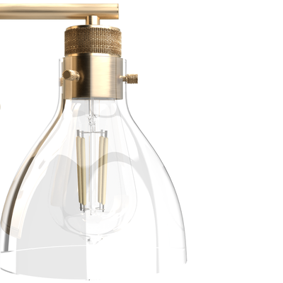 Van Nuys 9-inch 1-light Alturas Gold Wall Sconce with Clear Glass